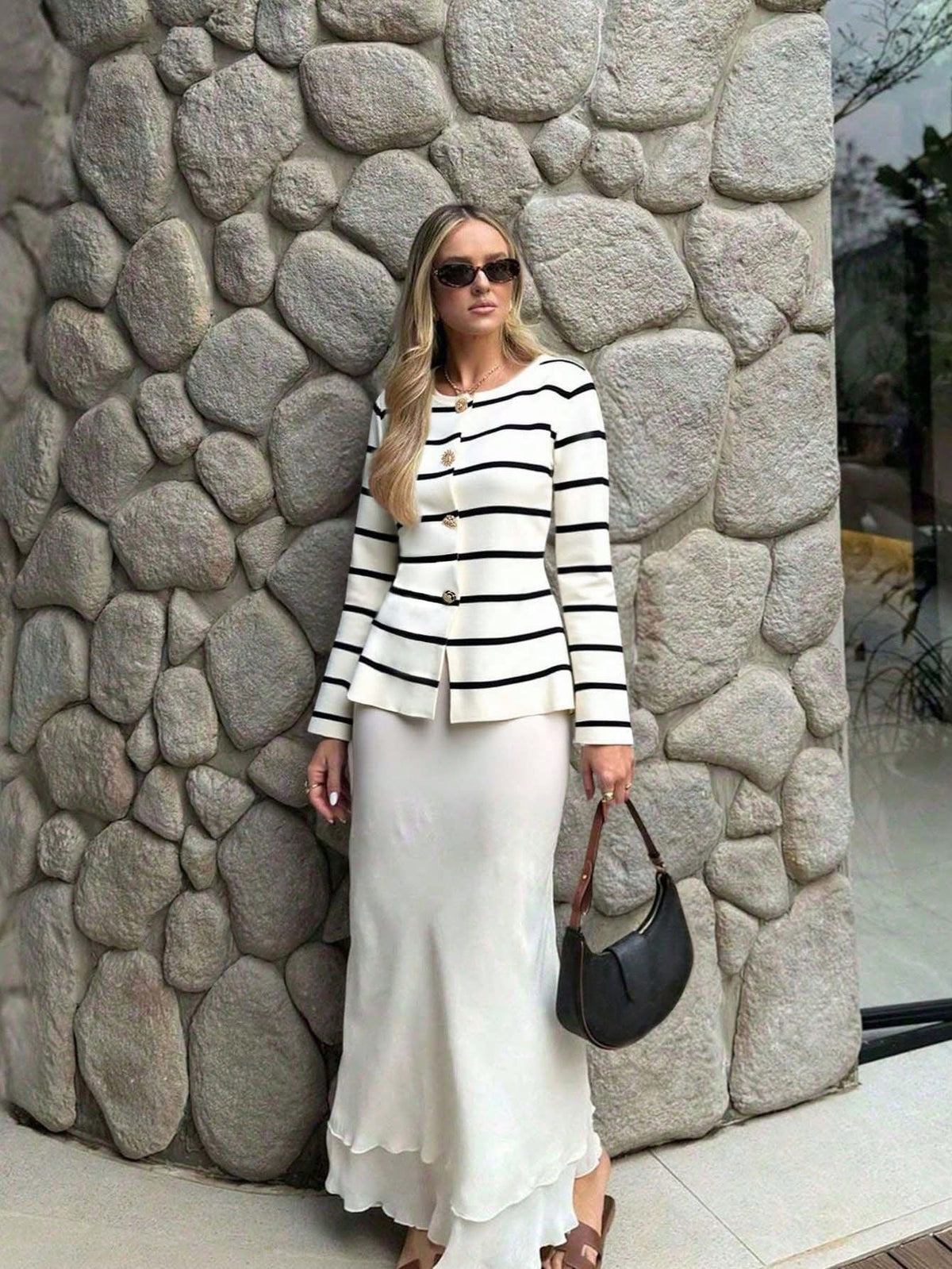 Cardigan minimaliste chic en maille douce