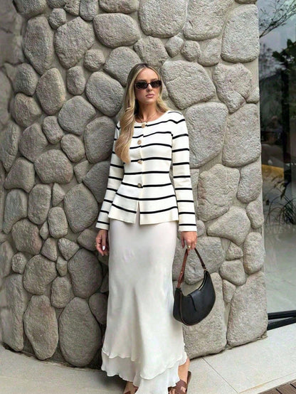 Cardigan minimaliste chic en maille douce